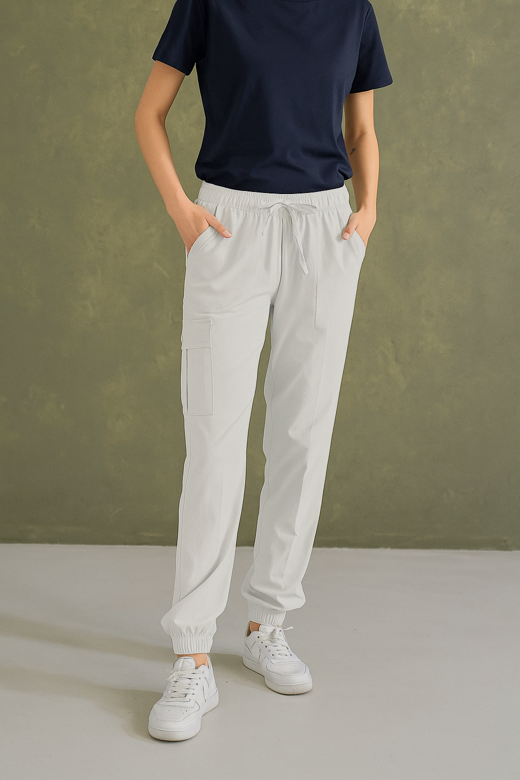 Брюки Jogger Lux Lycra Белый (Beyaz) XXL