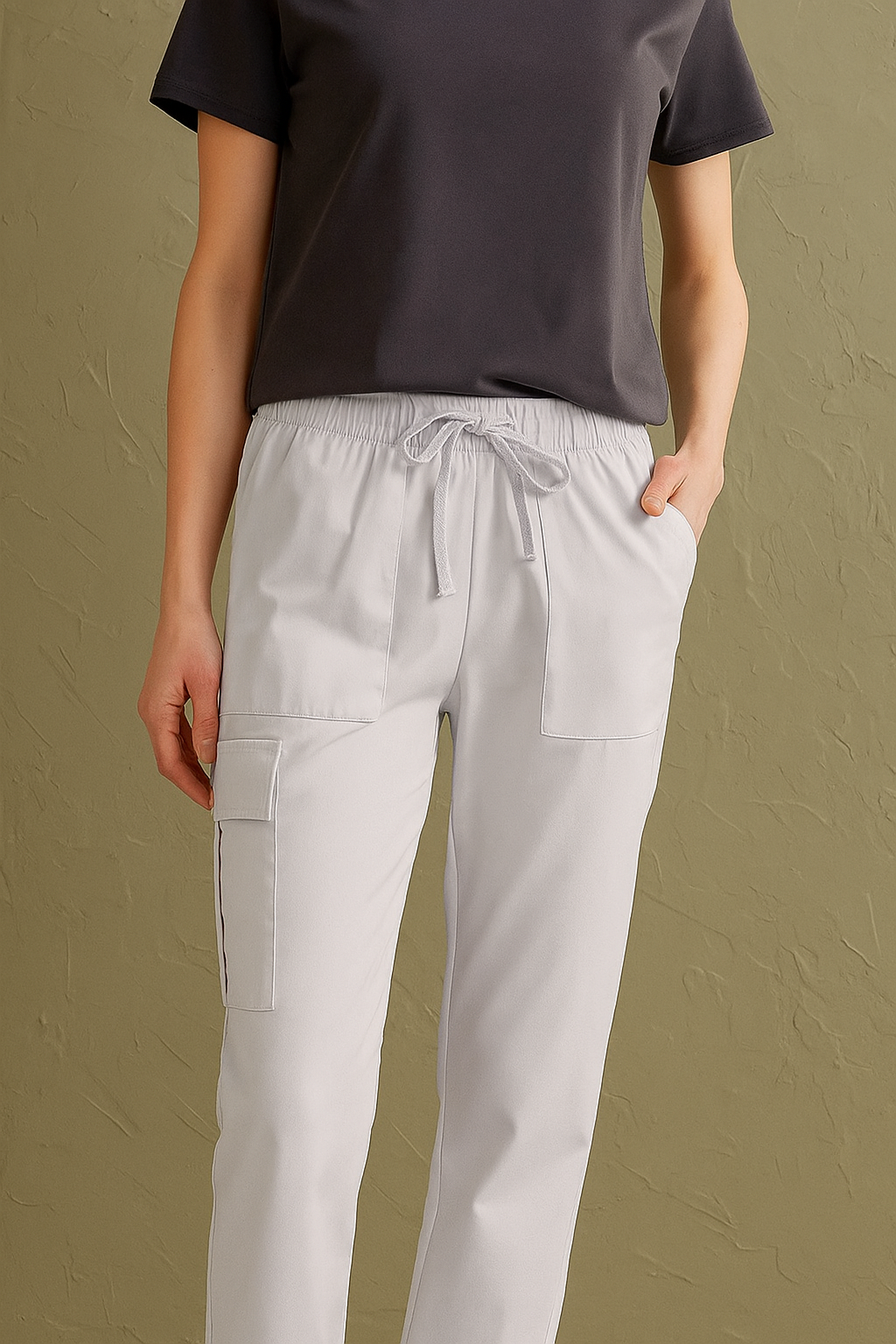 Брюки Jogger Lux Lycra Белый (Beyaz) XXL